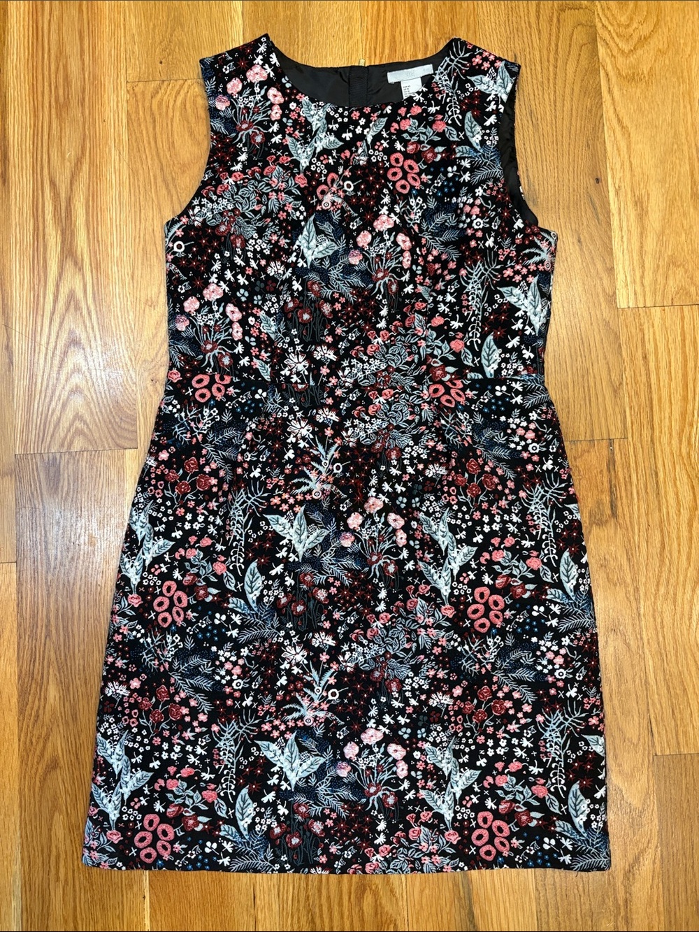 H&M Floral Jacquard Cocktail Dress, Size 10